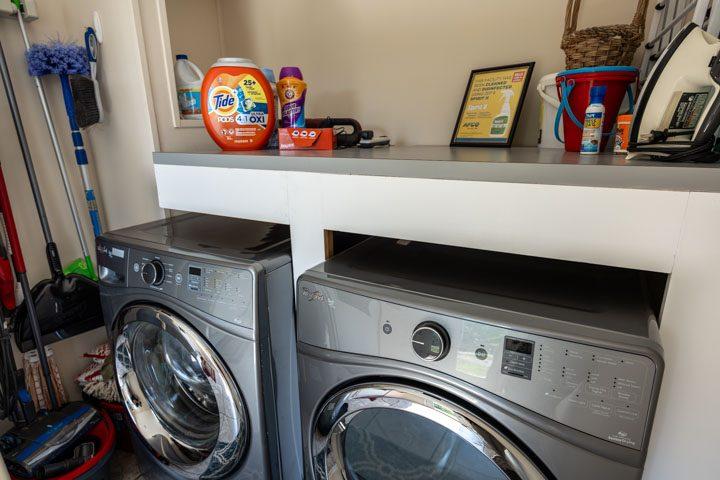Laundry area with a washer and dryer